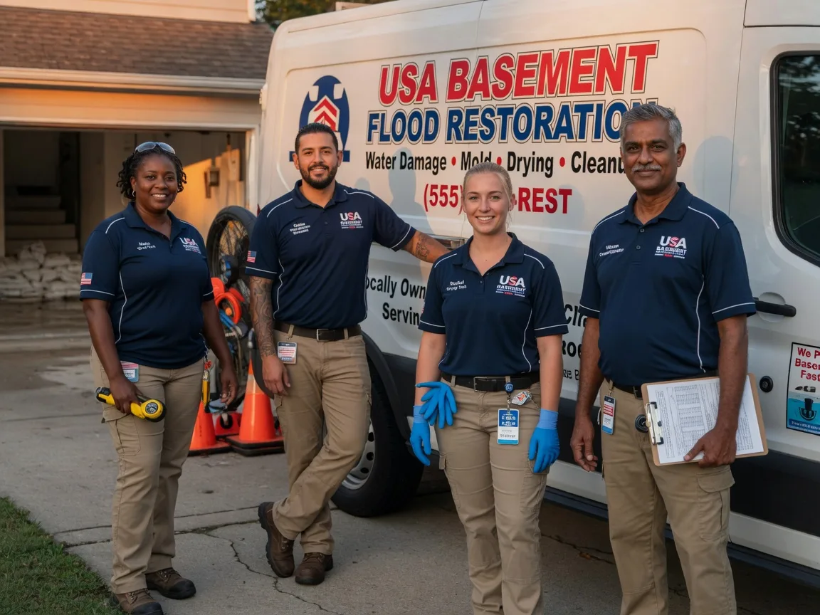 Basement Flood Cleanup company in Twin Lakes, WI